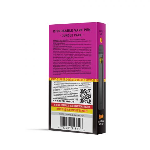 Jungle Cake Vape Pen - Delta 8 - Disposable - Fresh - 1800mg - Thumbnail 4