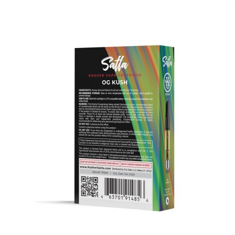 OG Kush Cartridge  - Delta 8 - Satla - 900mg - Thumbnail 4