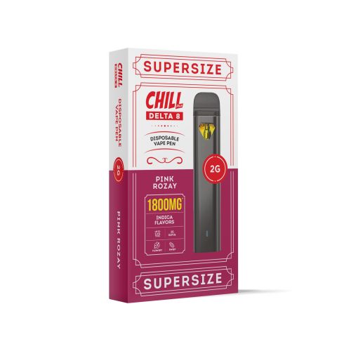 Pink Rozay Vape Pen - Delta 8 - Disposable - Chill Plus - 1800mg - 3
