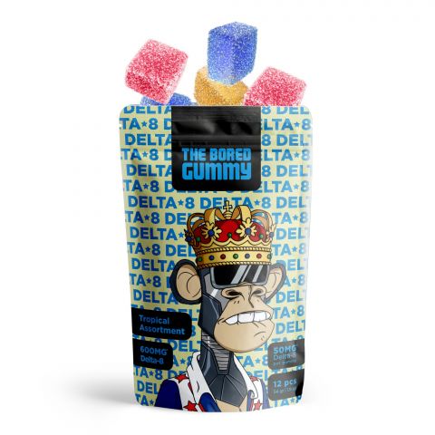 Tropical Assortment Gummies - Delta 8 THC - The Bored Gummy - 600MG (Coming Soon) - Thumbnail 2