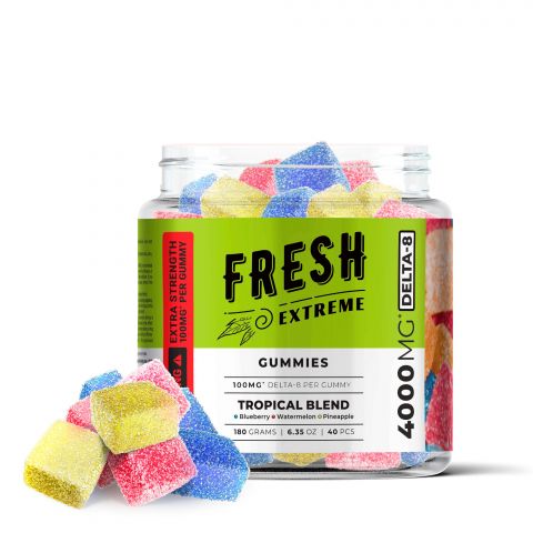 Tropical Blend Gummies - Delta-8 THC - Fresh Extreme - 4000MG  - Thumbnail 1