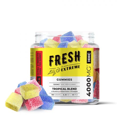 100mg HHC Cube Gummies - Tropical Blend - Fresh - 1