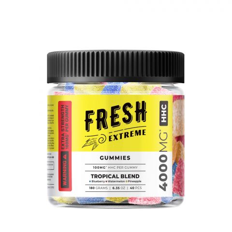 100mg HHC Cube Gummies - Tropical Blend - Fresh - Thumbnail 2