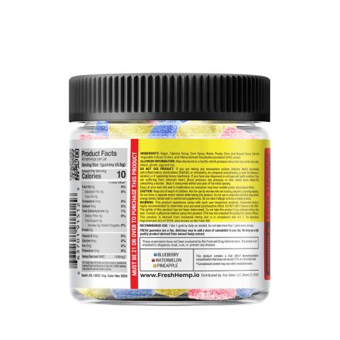 Tropical Blend Gummies - HHC - Fresh Extreme - 4000MG  - Thumbnail 3
