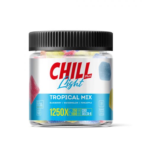 Tropical Mix Gummies - Delta 8 - Chill Plus Light - 1250mg - Thumbnail 2