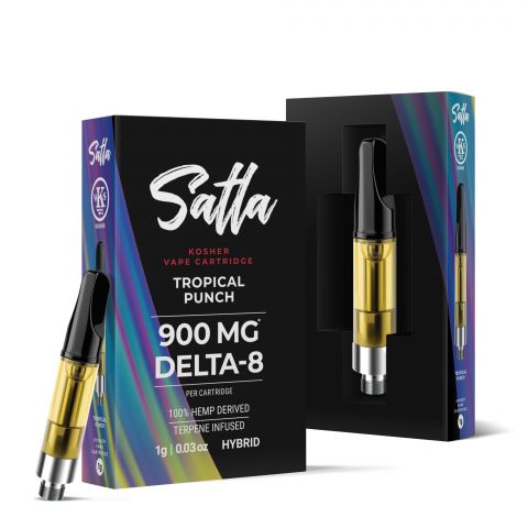 Tropical Punch Cartridge  - Delta 8 - Satla - 900mg - Thumbnail 1