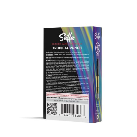 Tropical Punch Cartridge  - Delta 8 - Satla - 900mg - Thumbnail 4