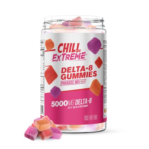 Chill Plus Extreme Delta-8 Gummies Paradise Mix - 5000X - Thumbnail 1