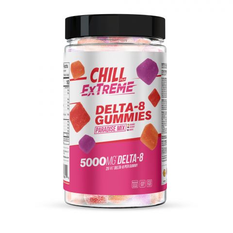 Chill Plus Extreme Delta-8 Gummies Paradise Mix - 5000X - 2