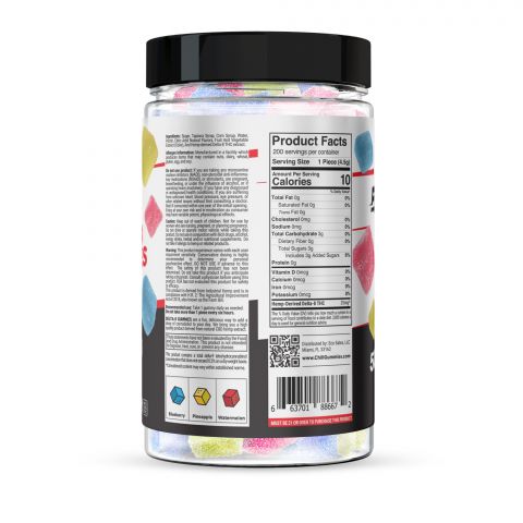 Chill Plus Extreme Delta-8 Gummies Tropical Mix - 5000X - Thumbnail 3