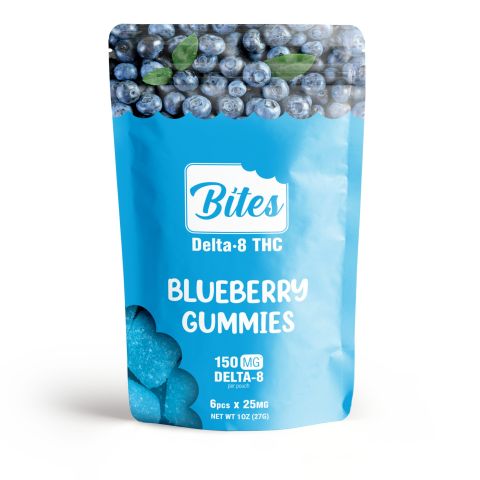 Delta-8 Bites - Blueberry Gummies - 150mg - Thumbnail 2