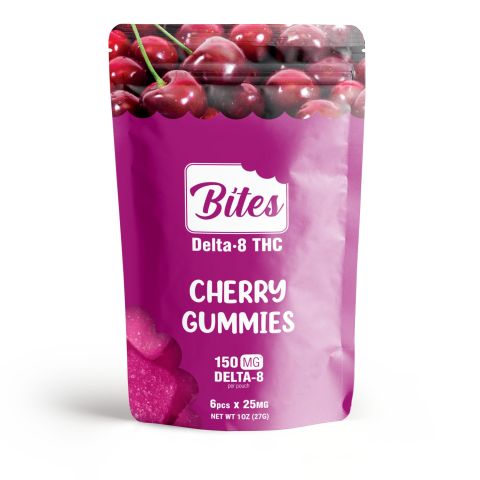Delta-8 Bites - Cherry Gummies - 150mg - 2