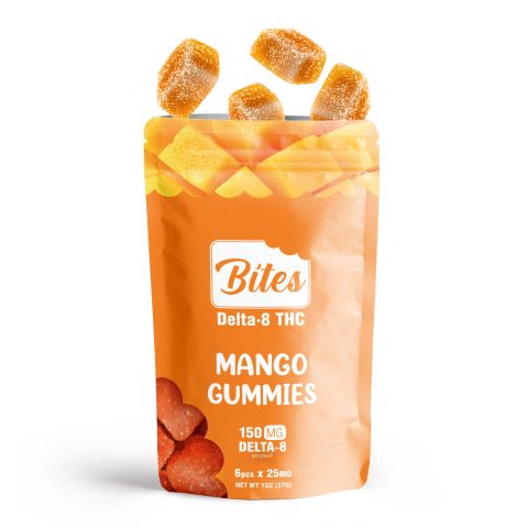 Delta-8 Bites - Mango Gummies - 150mg - Thumbnail 3