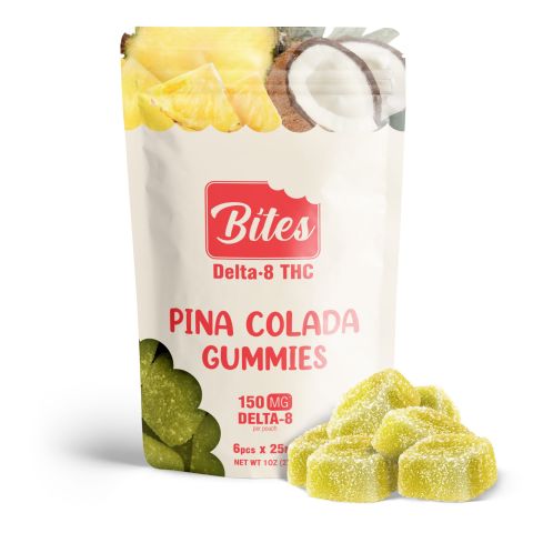 Delta-8 Bites - Pina Colada Gummies - 150mg - 1