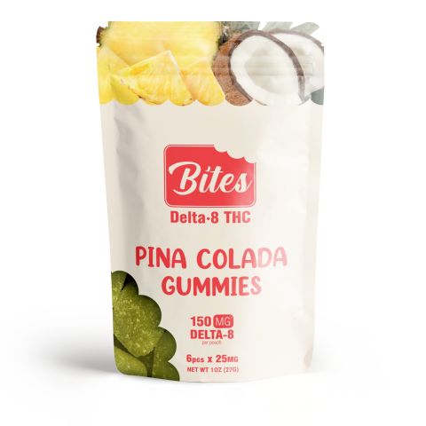 Delta-8 Bites - Pina Colada Gummies - 150mg - 2