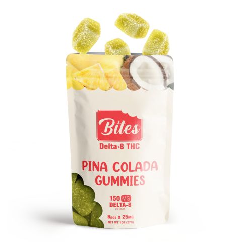 Delta-8 Bites - Pina Colada Gummies - 150mg - Thumbnail 3