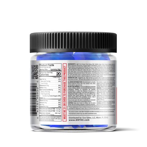 Mixed Berries Gummies - D9, Mushroom Blend - D9 THC - 1000MG - Thumbnail 3