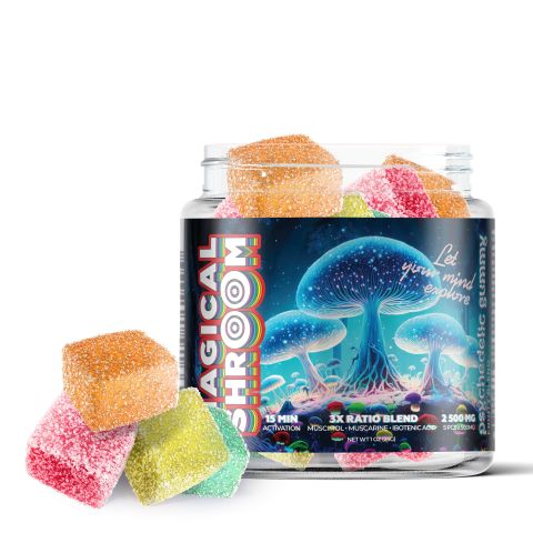 Fruit Punch Gummies - Mushrooms  - Magical Shroom- 3500MG - 1
