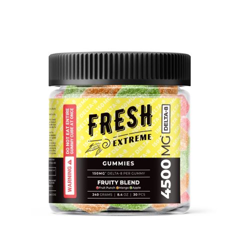 Fruity Blend Gummies - Delta 8 - Fresh - 4500MG - Thumbnail 2
