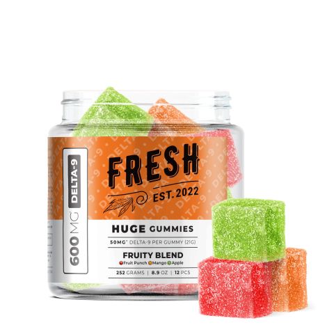 Fruity Blend Gummies - Delta 9 - Fresh - 600MG - Thumbnail 1