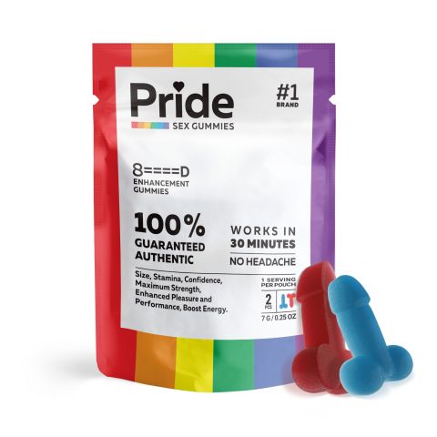 Male Gummies - Proprietary Blend - Pride - 500MG - 1