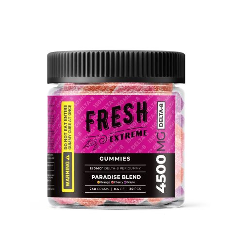 Paradise Blend Gummies - Delta 8 - Fresh - 4500MG - Thumbnail 2