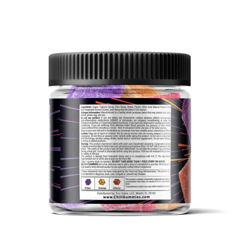 Paradise Mix Gummies -  Delta 9 - Chill Plus - 600MG - Thumbnail 4