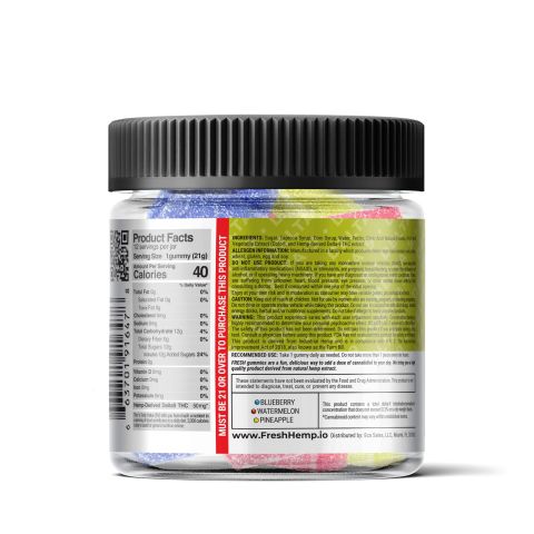 Tropical Blend Gummies - Delta 9 - Fresh - 600MG - Thumbnail 3