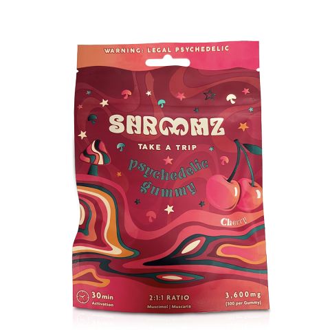Cherry Psychedelic Gummies - Shroomz - 3600mg