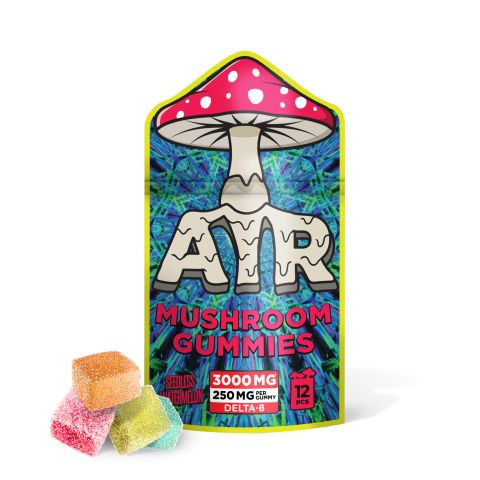 250mg D8 Mushroom Gummies - Seedless Watermelon - Air - Thumbnail 2