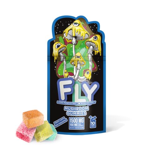 Trippy Hippy Pink Pineapple Mushroom Gummies - Fly - 1500mg - Thumbnail 2