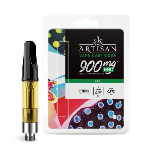 900mg HHC Vape Cart - GG4 - Hybrid - 1ml - Artisan - Thumbnail 1