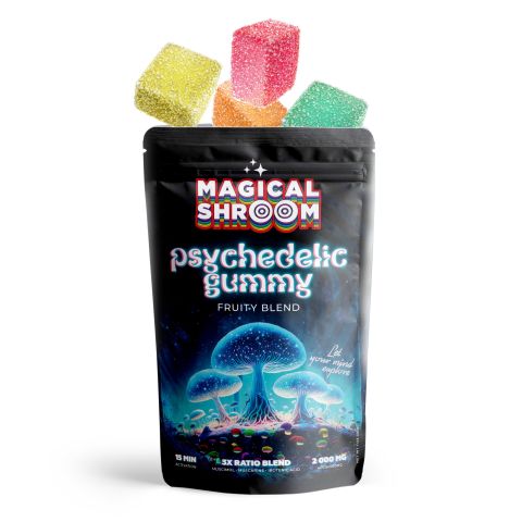 500mg Mushroom Blend Gummies - Fruity Blend - Magical Shroom - Thumbnail 2