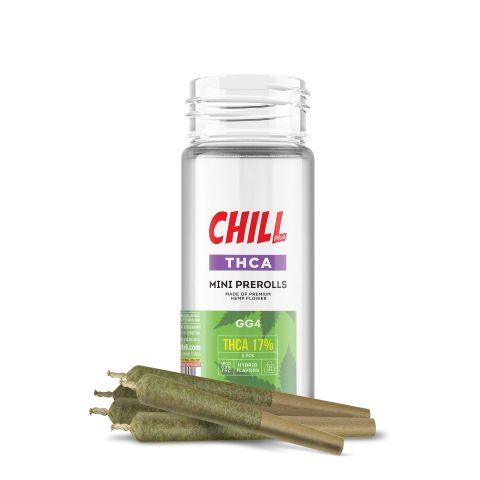 0.5g GG4 Mini Pre-Rolls - THCA - Chill Plus - 5 Joints - Thumbnail 1