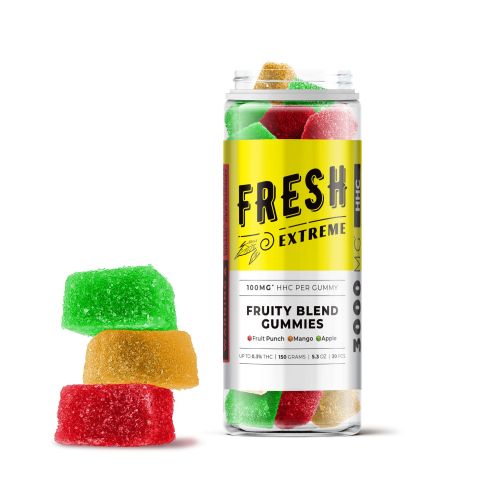100mg HHC Cube Gummies - Fruity Blend - Fresh - Thumbnail 1