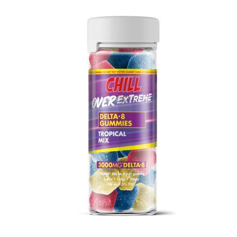 150mg Delta 8 THC Gummies - Tropical Mix - Chill Extreme - Thumbnail 2