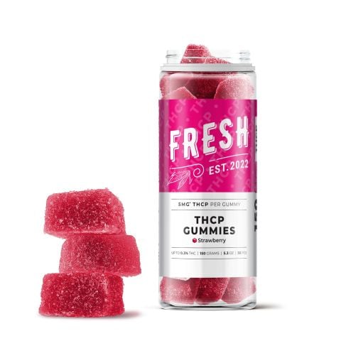 5mg THCP Gummies - Strawberry - Fresh - Thumbnail 1