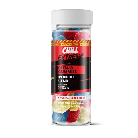 75mg Delta 8 THC Gummies - Tropical Mix - Chill Extreme - Thumbnail 2