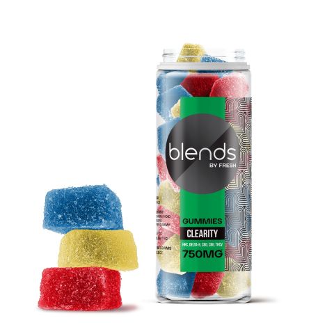 Clearity Blend - 25mg Gummies - HHC, D8, CBD, CBG, THCV - Blends by Fresh - Thumbnail 1