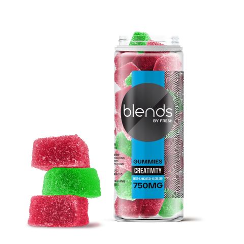 Creativity Blend - 25mg Gummies - D8, HHC, D10, CBG, CBD - Blends by Fresh - Thumbnail 1