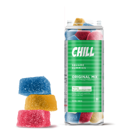25mg Broad Spectrum CBD Gummies - Chill - Thumbnail 3