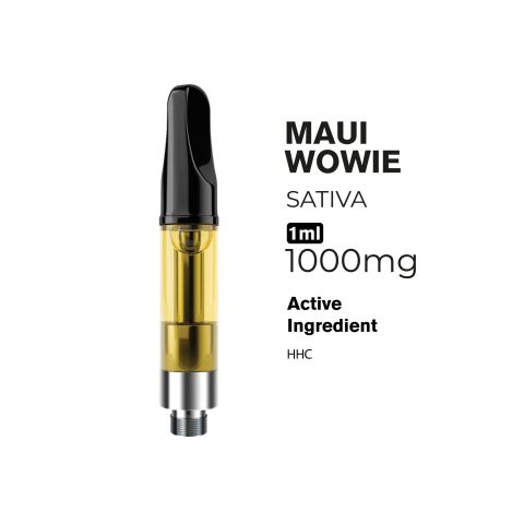1000mg HHC Vape Cart - Maui Wowie - Sativa - 1ml - Artisan - Thumbnail 2