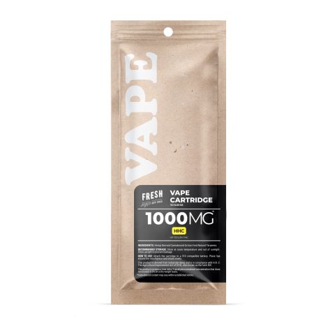 1000mg HHC Vape Cart - Strawberry Cough - Sativa - 1ml - Fresh - Thumbnail 3