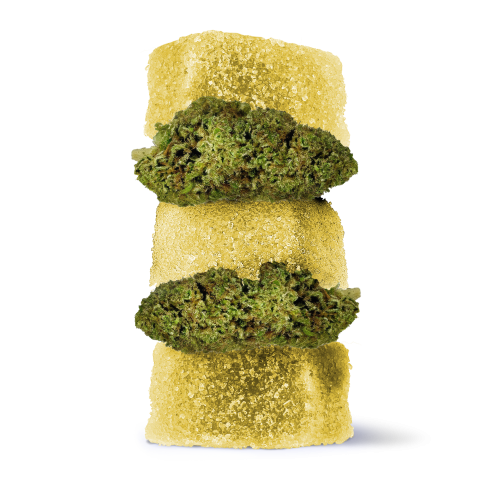 100mg D8 + Live Resin Gummies - Rainbow Runtz - Chill Extreme - Thumbnail 3