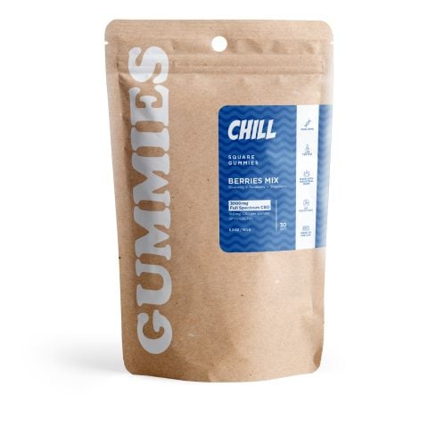 100mg Full Spectrum CBD Gummies - Berries Mix - Chill - Thumbnail 2