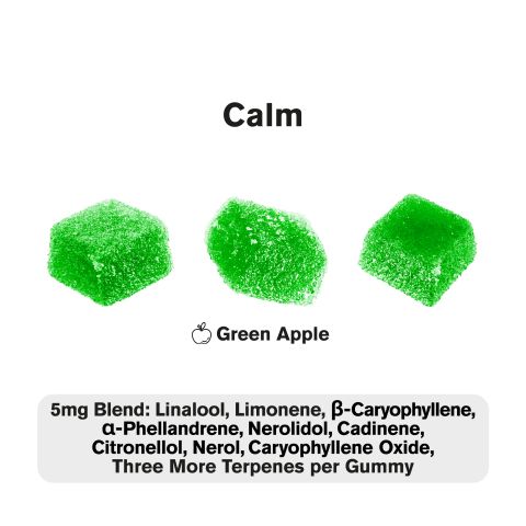 10mg Terpene Gummies - Calm - Green Apple - Terps Gummies - Thumbnail 4