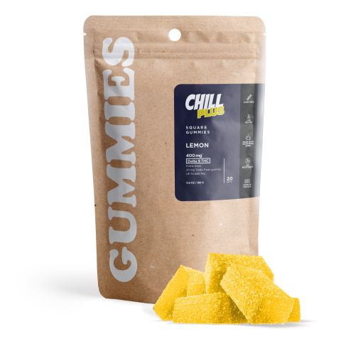 20mg Delta 9 Gummies- Lemon - Chill Plus - Thumbnail 1