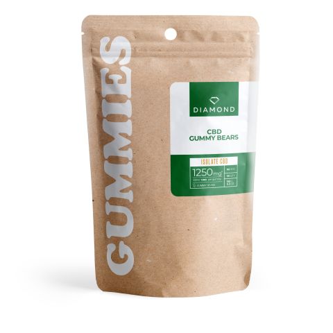 25mg CBD Isolate Gummy Bears - Diamond CBD - Thumbnail 2