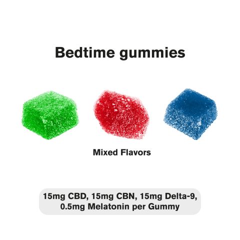 45mg Bedtime Gummies - CBD, CBN, D9 - D9 THC - Thumbnail 3