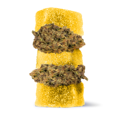 50mg D8 + Live Resin Gummies - Super Lemon Haze - Chill Extreme - Thumbnail 3